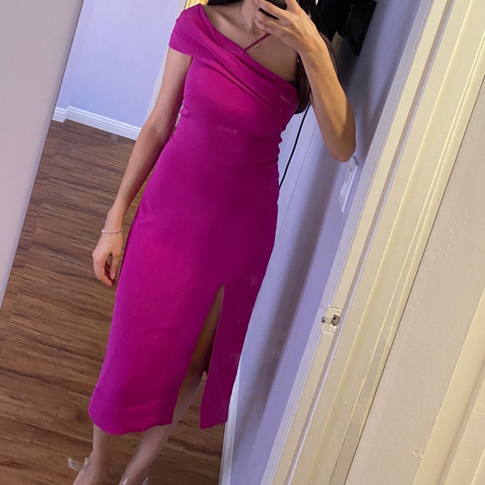 Cushine et ochs midi silk dress